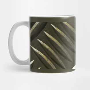 Dark Green Metal Plate Mug